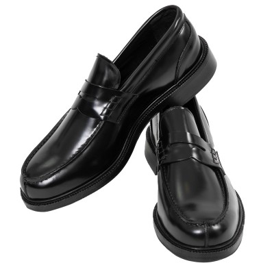 Mocassino abrasivato - Nero