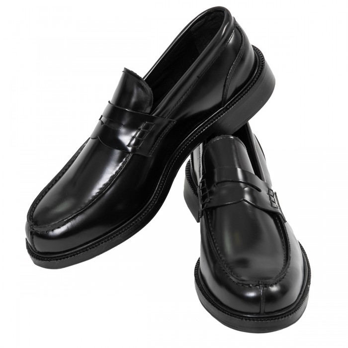 Mocassino abrasivato - Nero