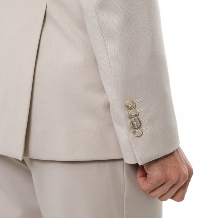 Abito monopetto bianco panna