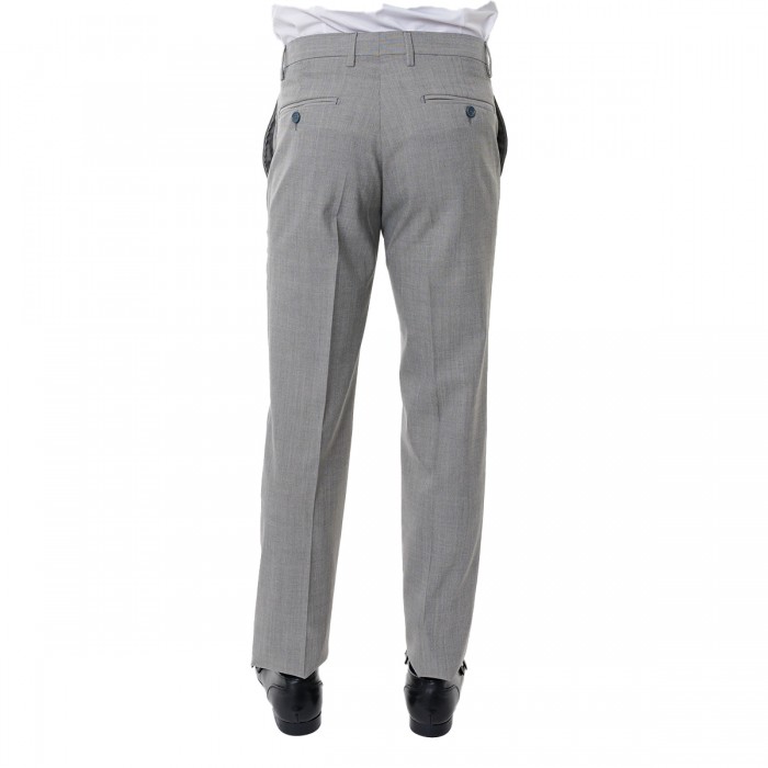 Pantalone tinta unita grigio ghiaccio...