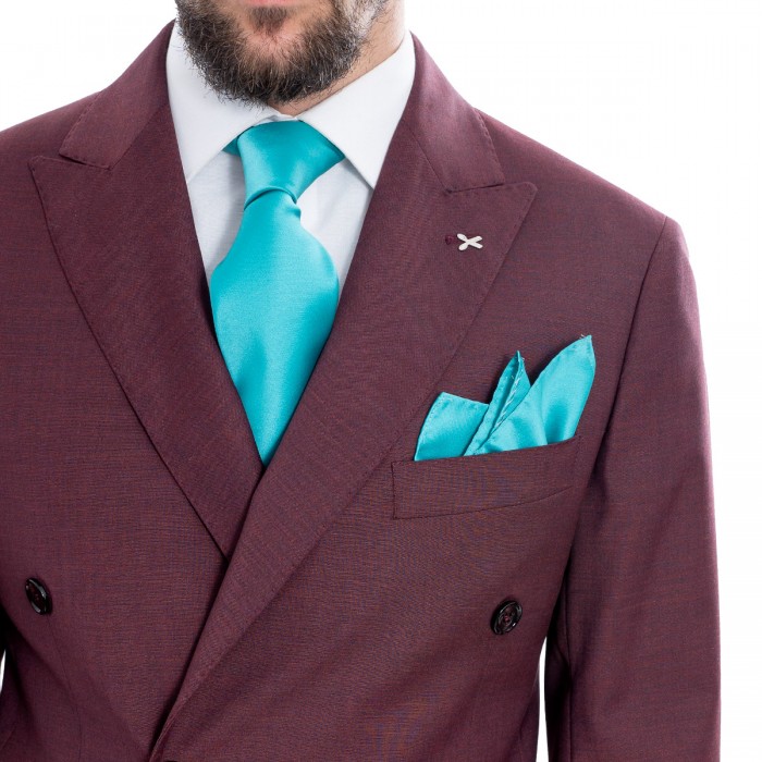 Abito doppio petto bordeaux