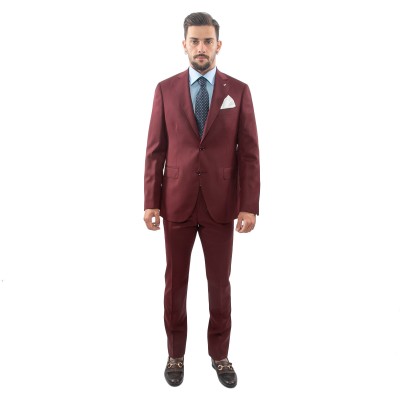 Abito monopetto in lana...