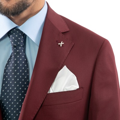 Abito monopetto in lana... 2