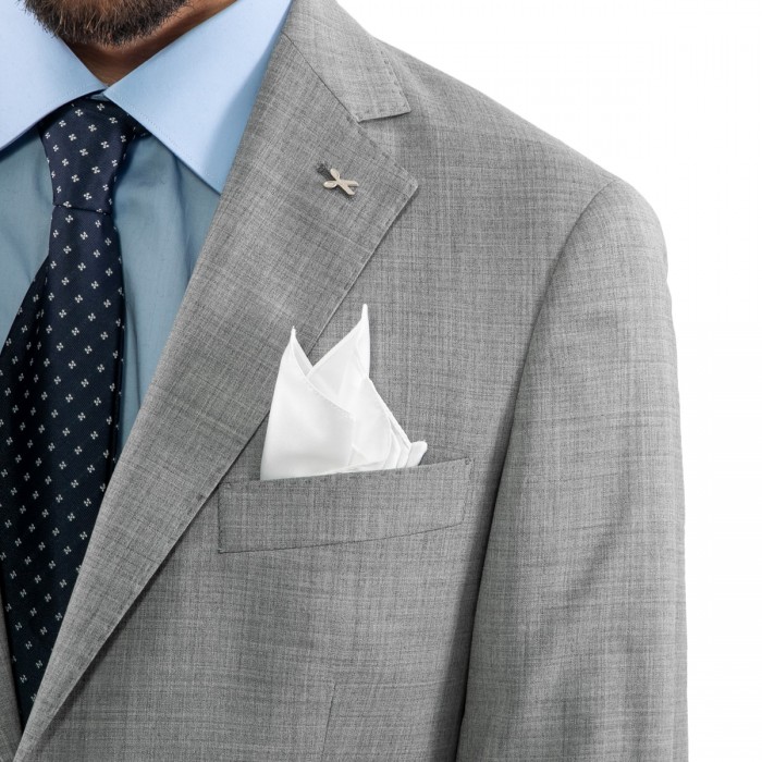 Abito monopetto grigio chiaro