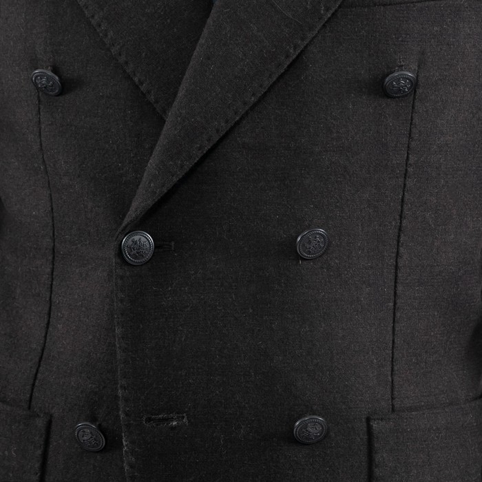 Giacca quadro moro doppio petto