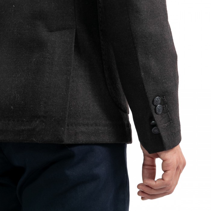 Giacca quadro moro doppio petto