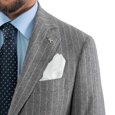 Abito monopetto gessato... 2