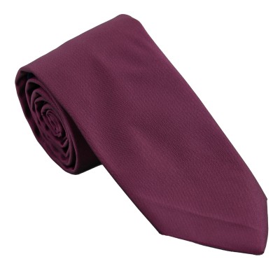 Cravatta in seta bordeaux