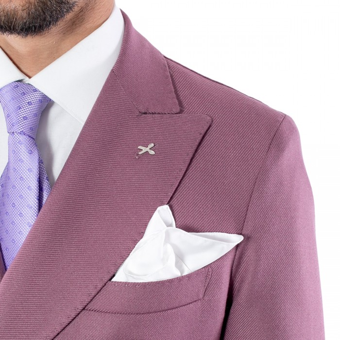 Abito doppio petto rosa