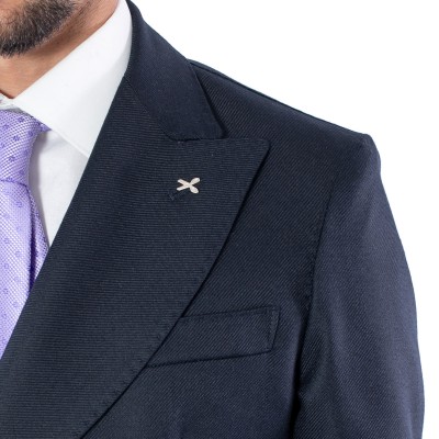 Abito doppio petto blu 2