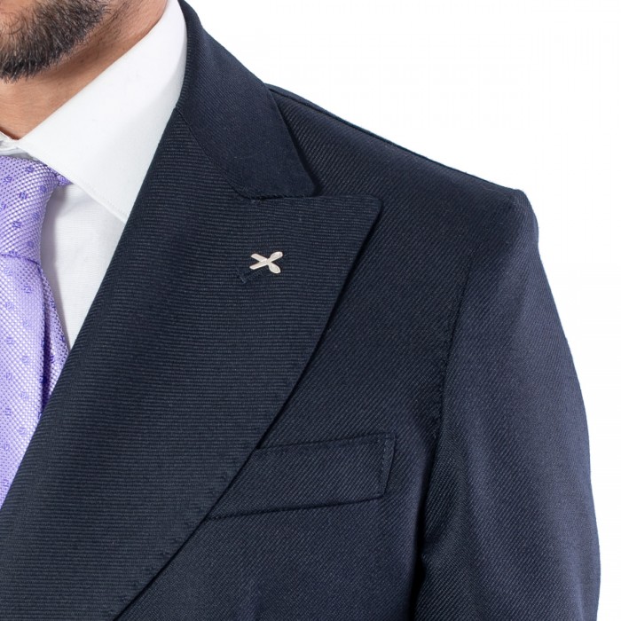 Abito doppio petto blu