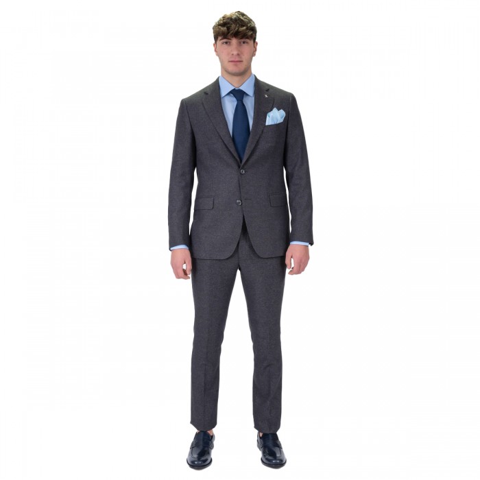 Abito sartoriale in lana  grigio