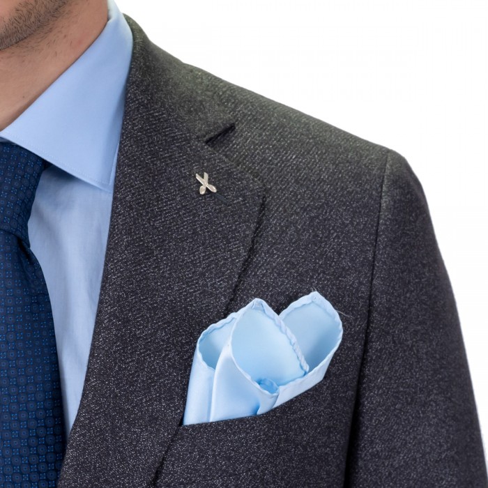 Abito sartoriale in lana  grigio