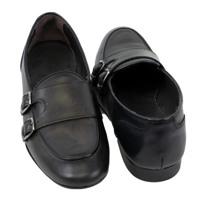 Scarpa mocassino con fibbie... 2