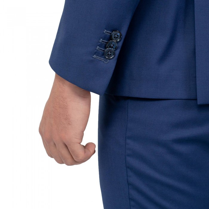 Abito monopetto lane tasmania blu royal