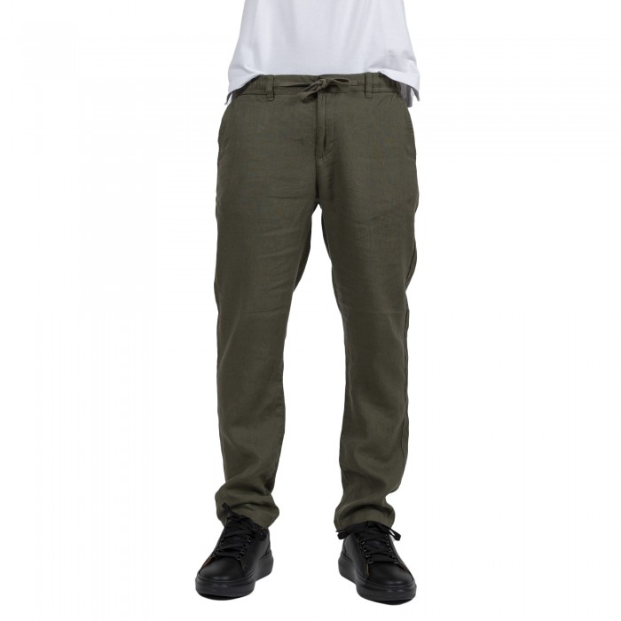 Pantalaccio lino e cotone - Verde