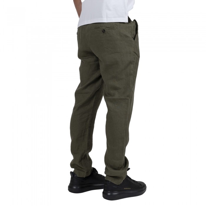 Pantalaccio lino e cotone - Verde