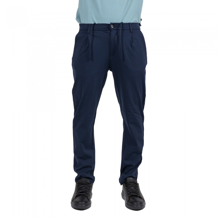 Pantalaccio lino e cotone - Blu
