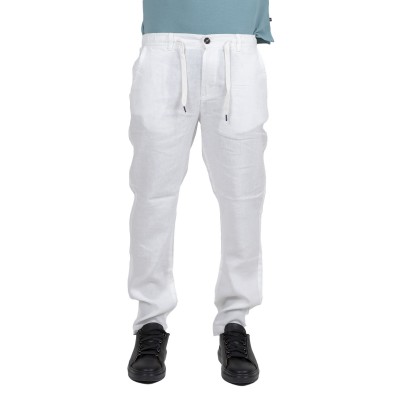 Pantalaccio lino e cotone -...