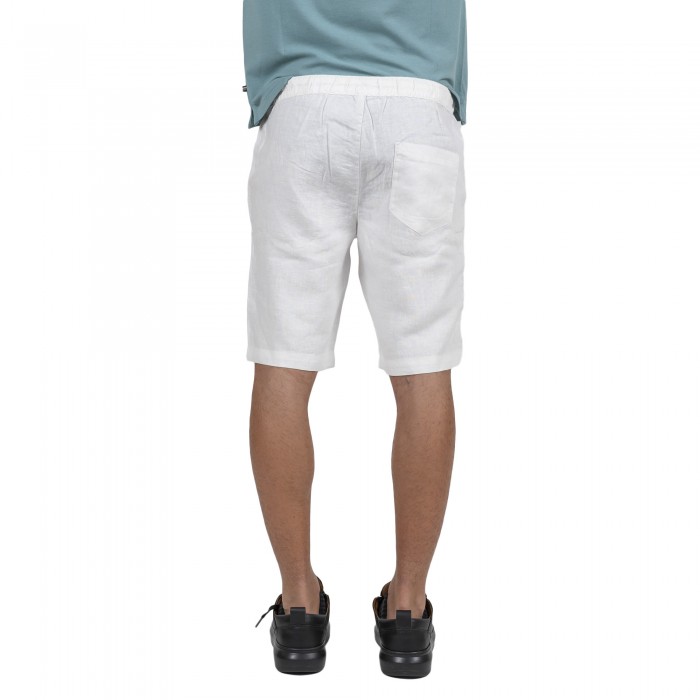 Bermuda bianco in lino