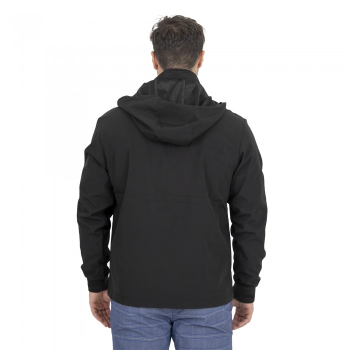 Giubbotto leggero cappuccio - nero