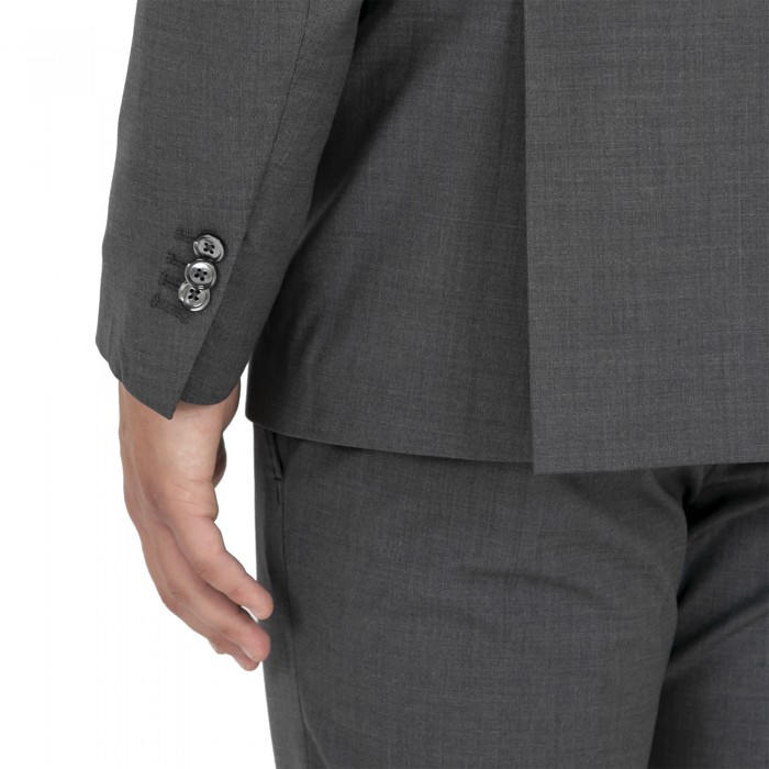 Abito mono petto grigio petto a lancia