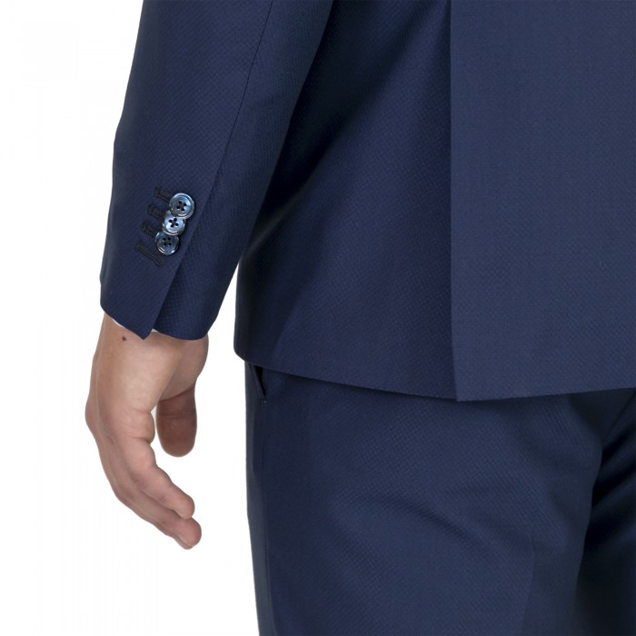 Abito mono petto blu petto a lancia