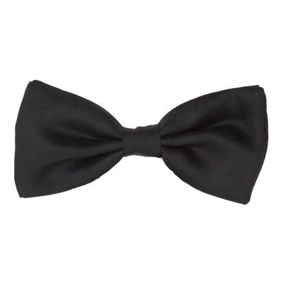 Papillon in pura seta nero