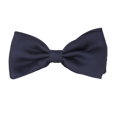 Papillon in pura seta blu