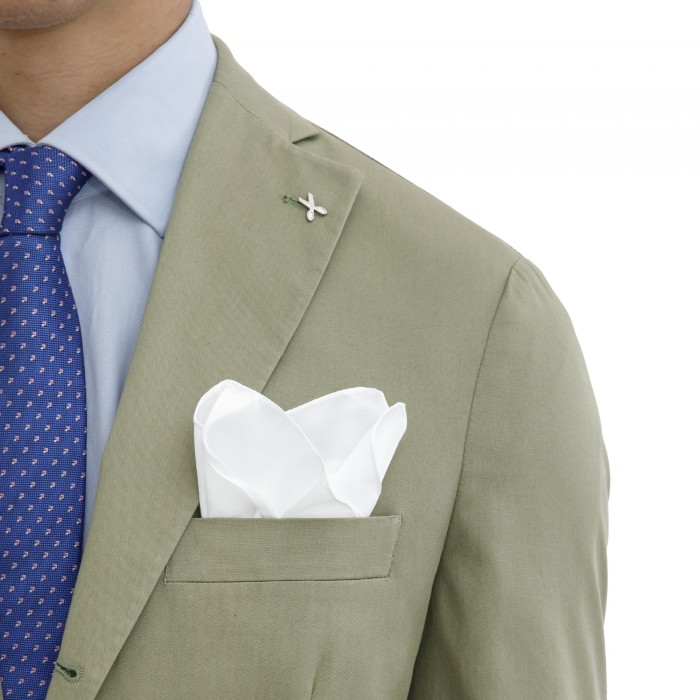 Abito puro cotone verde