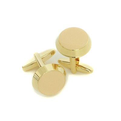 Gemelli dorati tondi 2