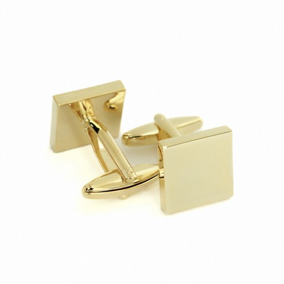 Gemelli oro quadrati