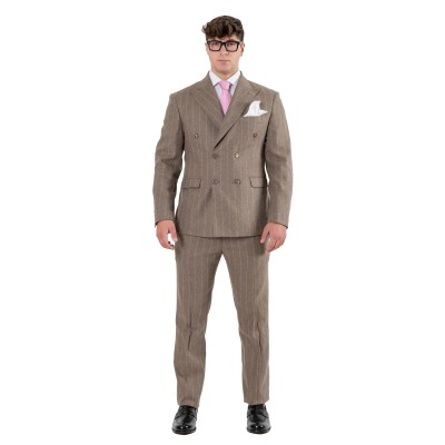 Abito doppio petto gessato...