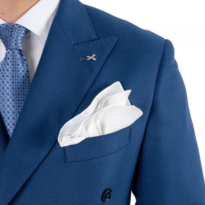 Abito doppio petto blu chiaro