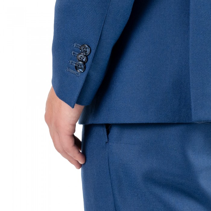 Abito doppio petto blu chiaro