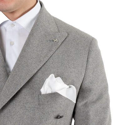 Giacca doppio petto grigia 2