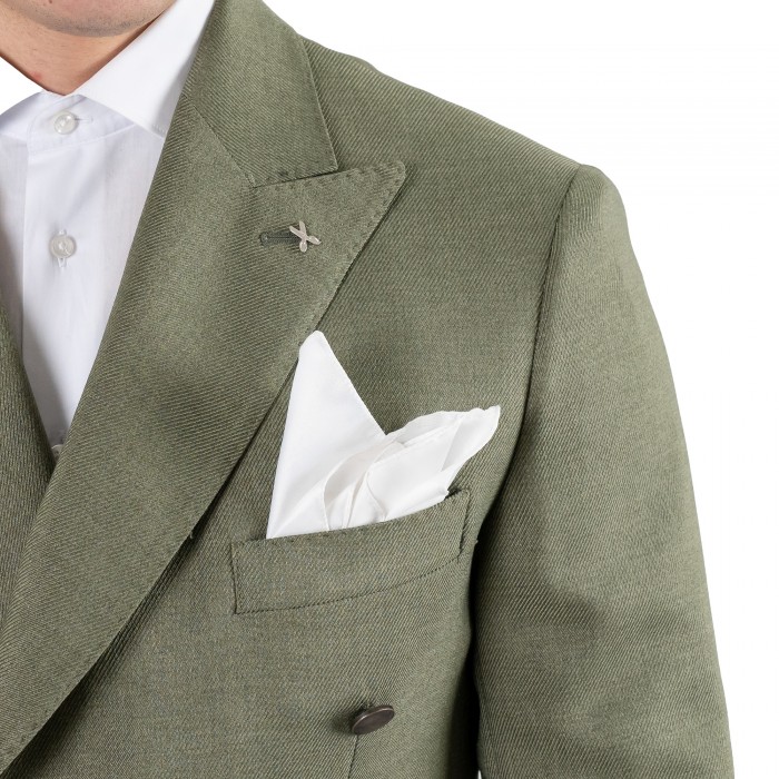 Giacca doppio petto verde