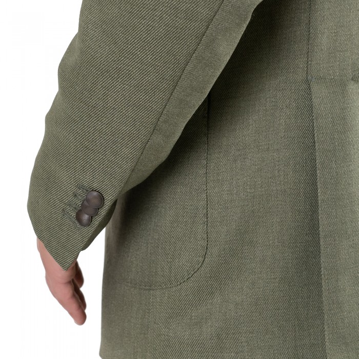 Giacca doppio petto verde