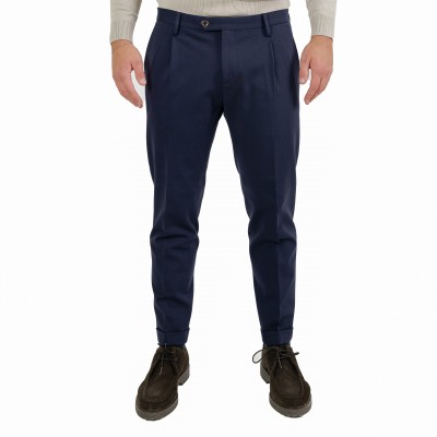 Pantalone punto Milano blu