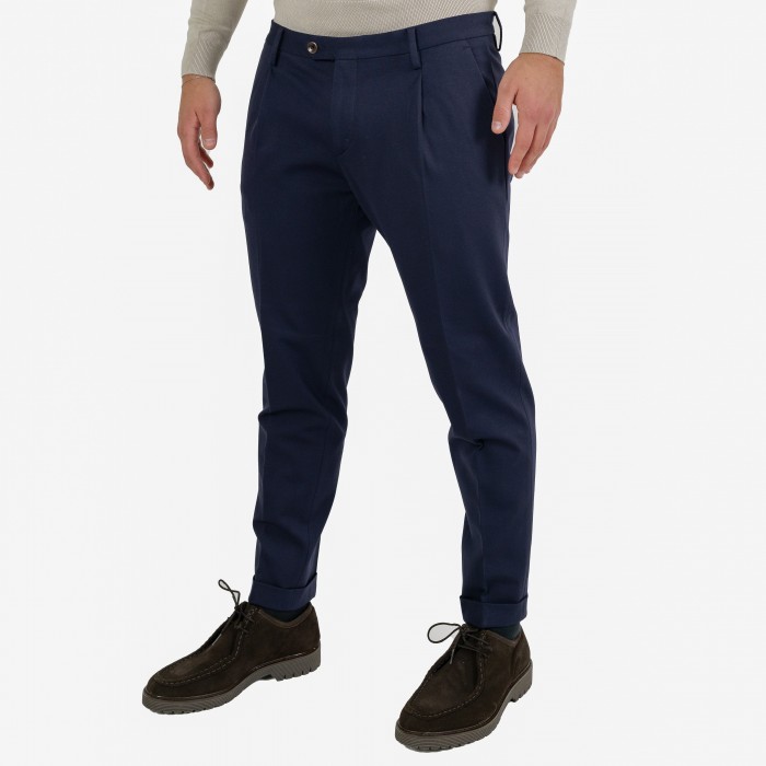 Pantalone punto Milano blu