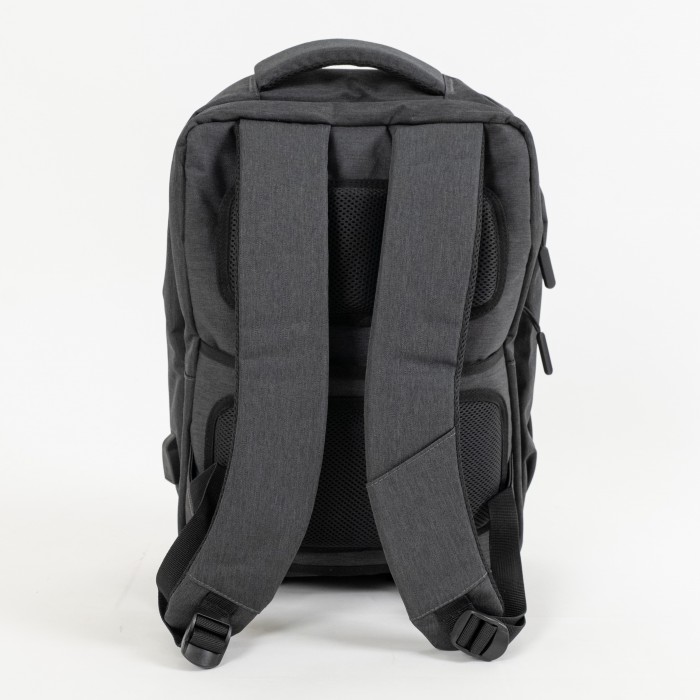 Zaino in tessuto grigio
