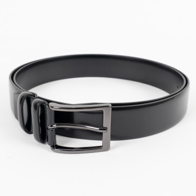 Cintura Pelle nera abrasivata