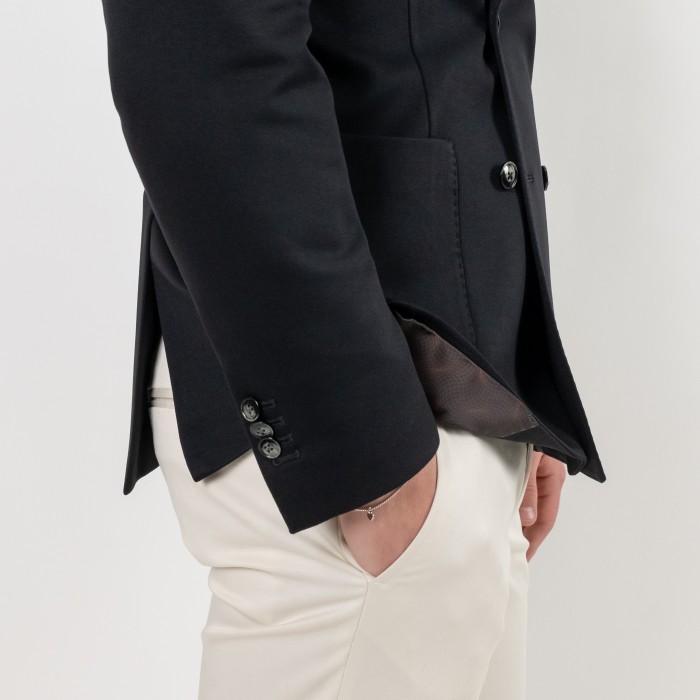 Giacca doppio petto nera