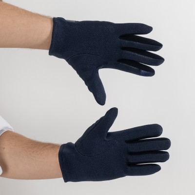 Guanti camoscio Blu 2