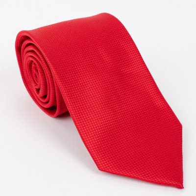 Cravatta microfantasia rosso