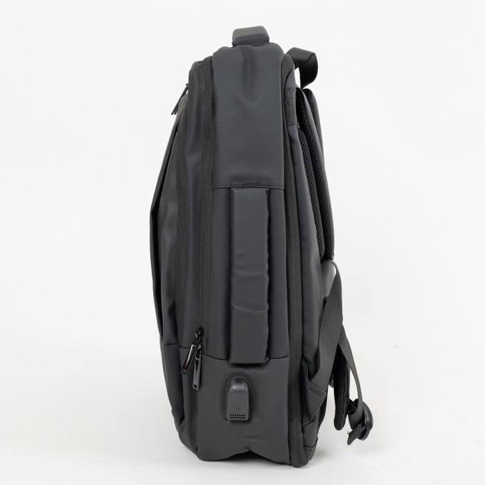 Zaino in tessuto tecnico grigio