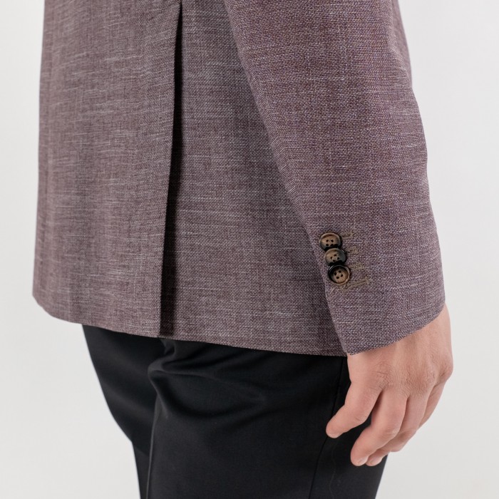 Giacca bordeaux in pura lana