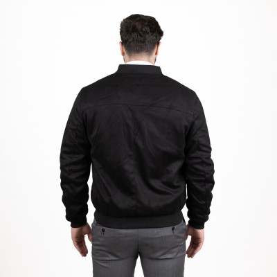 Bomber in alcantara - Nero 2