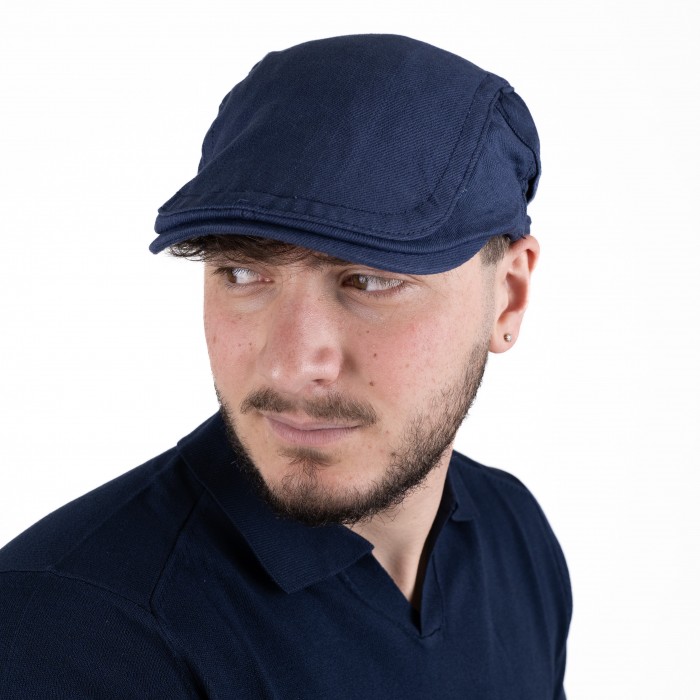 Coppola in cotone blu