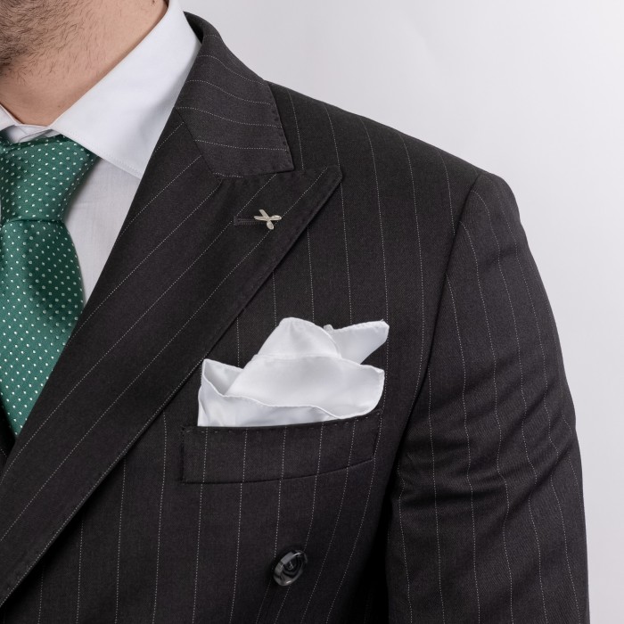 Abito doppio petto gessato grigio